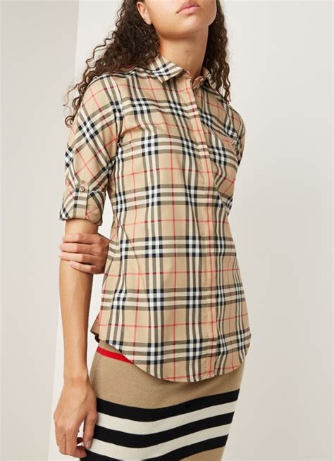 zwarte blouse burberry dames|Women's Burberry Blouses .